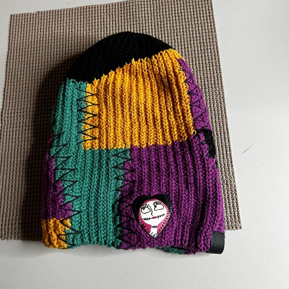 Disney Love Your Melon Nightmare Before Christmas Sally Patchwork Beanie Hat